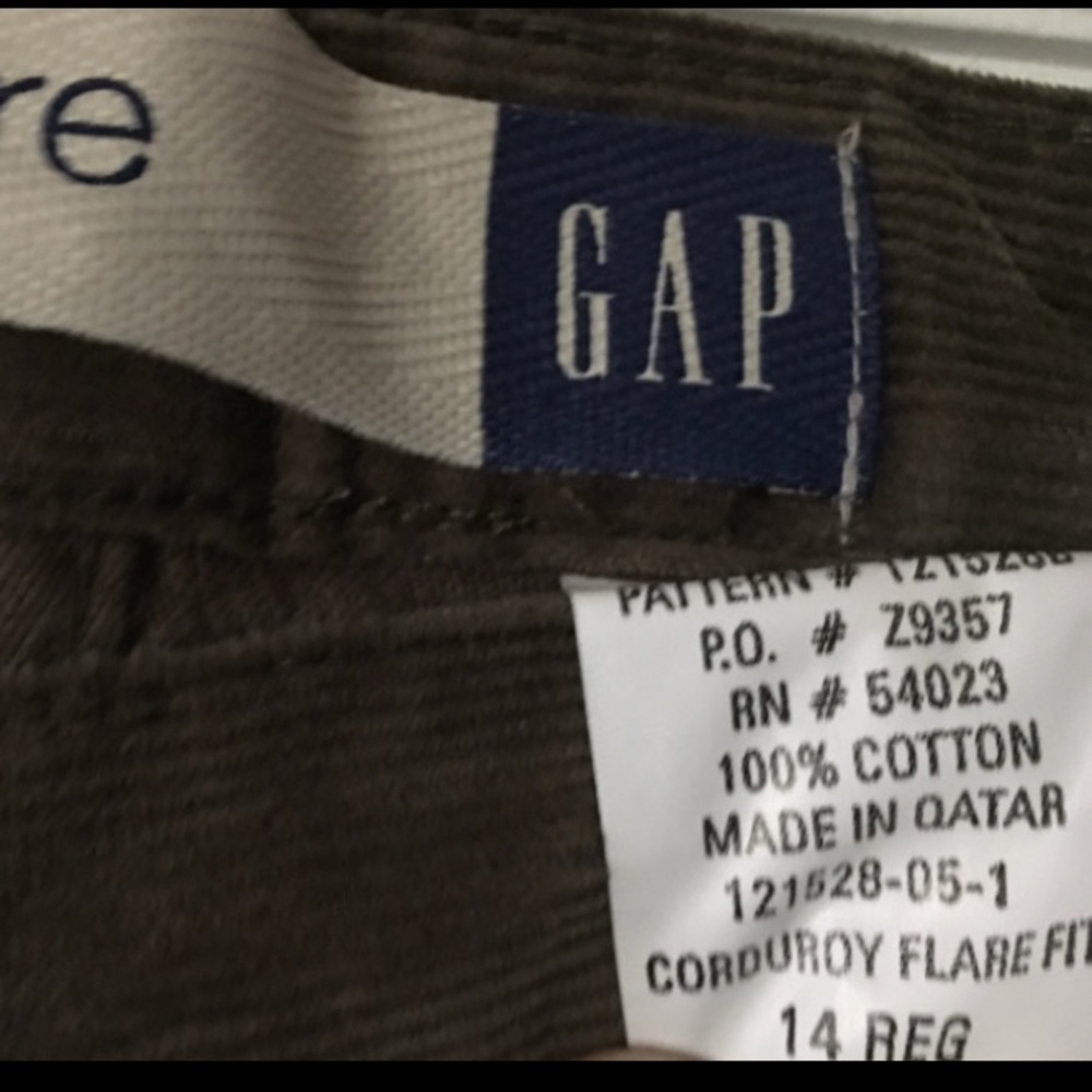 VTG SZ 14 Womens Corduroy bootcut flares. - Picture 3 of 3